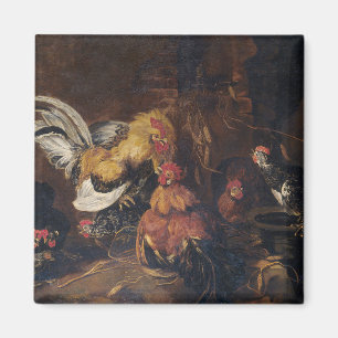 Jan Fyt Cockfight Magnet