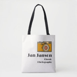 Jan Janson Classic Photography (or your name) Tote Bag