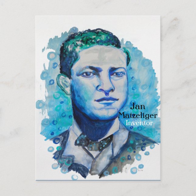 Jan Matzeliger -Black Inventor Postcard (Front)
