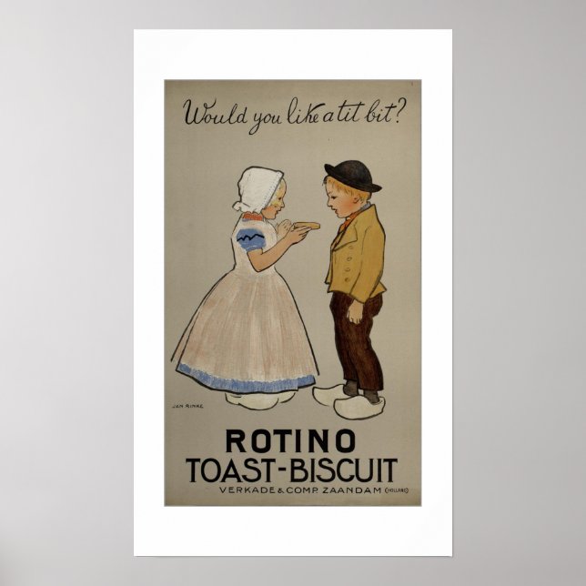 Jan Rinke ~ Rotino toast-biscuit Poster (Front)