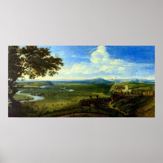 Jan Siberechts View of Nottingham from the East Poster (Front)