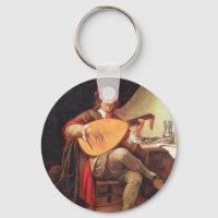 Jan Steen. Self-portrait playing the lute