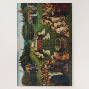 Jan van Eyck Adoration of the Mystic Lamb Art Jigsaw Puzzle