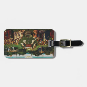 Jan van Eyck Adoration of the Mystic Lamb Art Luggage Tag