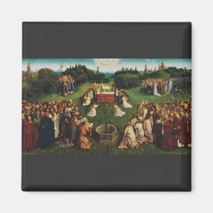 Jan van Eyck Adoration of the Mystic Lamb Art Magnet