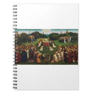 Jan van Eyck Adoration of the Mystic Lamb Art Notebook