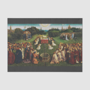 Jan van Eyck Adoration of the Mystic Lamb Art Tissue Paper