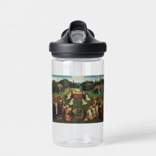 Jan van Eyck Adoration of the Mystic Lamb Art Water Bottle