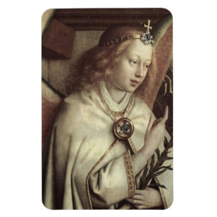 Jan van Eyck Angel, Genter Altar Fine Vintage Magnet