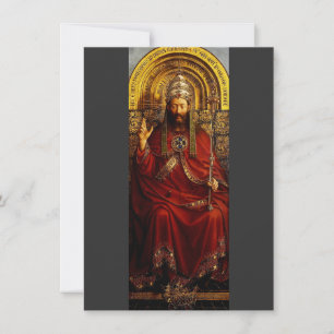 Jan van Eyck God the Father on Throne Fine Art