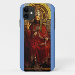Jan van Eyck God the Father on Throne Fine Art iPhone 11 Case
