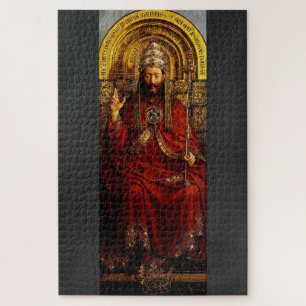 Jan van Eyck God the Father on Throne Fine Art Jigsaw Puzzle