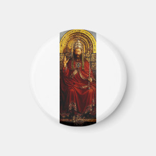 Jan van Eyck God the Father on Throne Fine Art Magnet