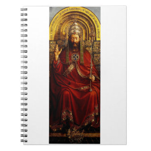 Jan van Eyck God the Father on Throne Fine Art Notebook