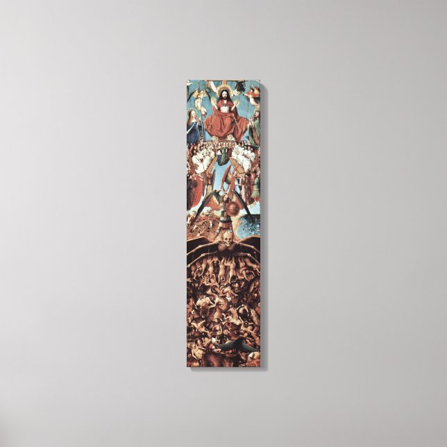 Jan van Eyck - Last Judgement diptych wing Canvas Print (Front)