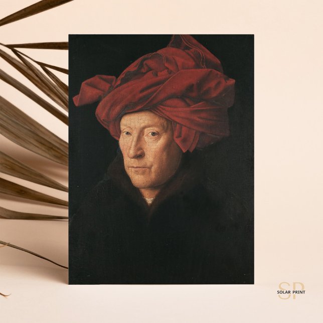 Jan van Eyck Portrait of a Man in a Red Turban Postcard (Creator Uploaded)