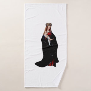 Jan van Eyck - The Madonna in the Church Fine Art Bath Towel