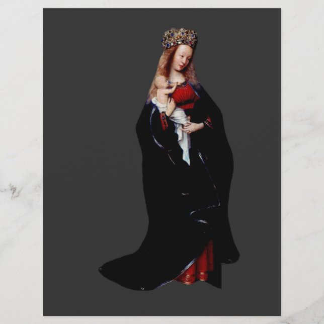 Jan van Eyck - The Madonna in the Church Fine Art Flyer (Front)