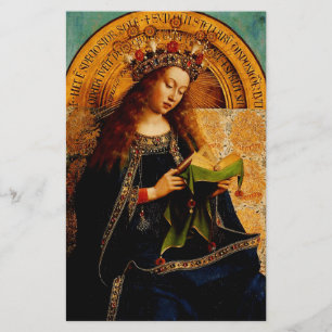 Jan van Eyck - Virgin Mary Fine Art Collection