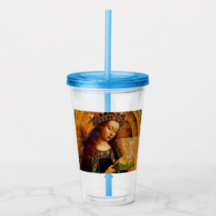 Jan van Eyck - Virgin Mary Fine Art Collection Acrylic Tumbler
