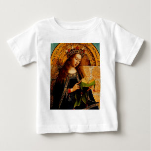 Jan van Eyck - Virgin Mary Fine Art Collection Baby T-Shirt