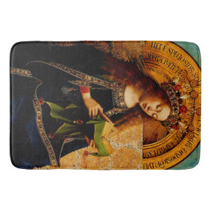 Jan van Eyck - Virgin Mary Fine Art Collection Bath Mat