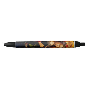 Jan van Eyck - Virgin Mary Fine Art Collection Black Ink Pen