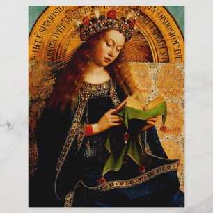 Jan van Eyck - Virgin Mary Fine Art Collection Flyer