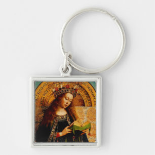 Jan van Eyck - Virgin Mary Fine Art Collection Key Ring