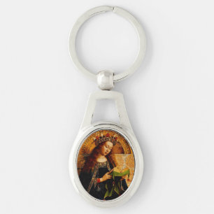 Jan van Eyck - Virgin Mary Fine Art Collection Key Ring
