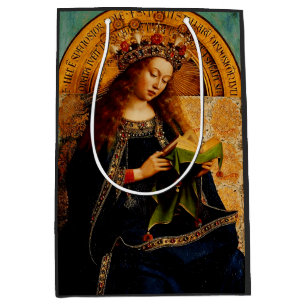 Jan van Eyck - Virgin Mary Fine Art Collection Medium Gift Bag