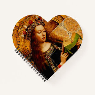 Jan van Eyck - Virgin Mary Fine Art Collection Notebook