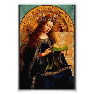 Jan van Eyck - Virgin Mary Fine Art Collection Photo Print