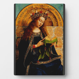 Jan van Eyck - Virgin Mary Fine Art Collection Plaque