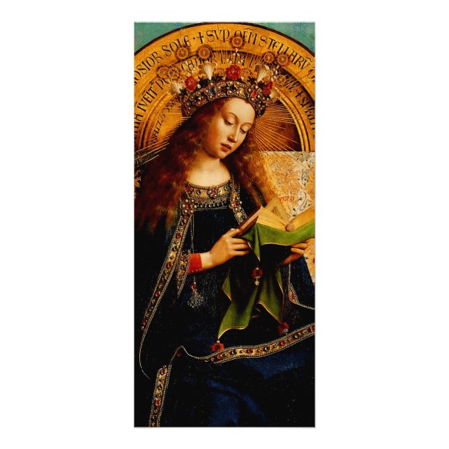 Jan van Eyck - Virgin Mary Fine Art Collection Rack Card (Front)