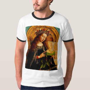 Jan van Eyck - Virgin Mary Fine Art Collection T-Shirt