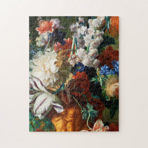 Jan Van Huysum - Bouquet Of Flowers In An Urn Jigsaw Puzzle