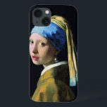 Jan Vermeer Girl With A Pearl Earring Baroque Art iPhone 13 Case<br><div class="desc">Jan Vermeer Girl With A Pearl Earring The painting Girl with a Pearl Earring (Dutch: Het Meisje met de Parel) is one of Dutch painter Johannes Vermeer's masterworks and, as the name implies, uses a pearl earring for a focal point. Art by Jan Vermeer Movement: Baroque Beautiful artistic vintage fine...</div>