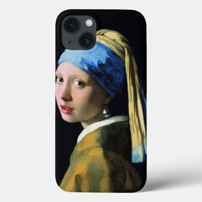 Jan Vermeer Girl With A Pearl Earring Baroque Art Case-Mate iPhone Case (Back)