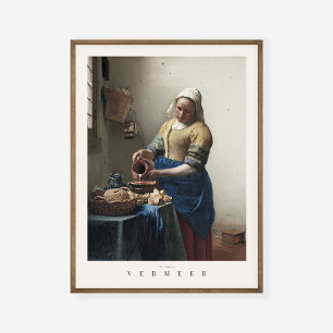 Jan Vermeer Milkmaid Art Exhibition Print