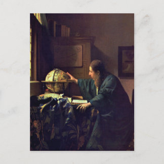 Jan Vermeer, The Astronomer Postcard