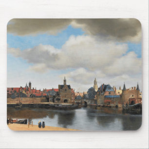 Jan Vermeer - View on Delft Mouse Mat