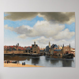 Jan Vermeer - View on Delft Poster