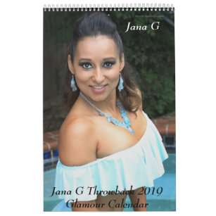 Jana G Throwback 2019 Glamour Calendar