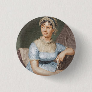 Jane Austen (1775-1817) 3 Cm Round Badge