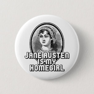 Jane Austen 6 Cm Round Badge