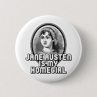 Jane Austen 6 Cm Round Badge