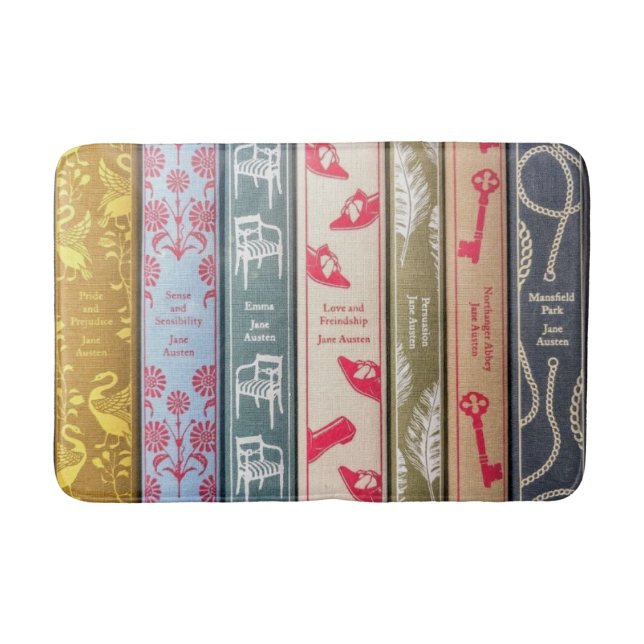 Jane Austen Bath Mat (Front)