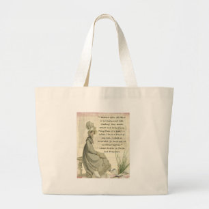 Jane Austen Book Lovers Large Tote Bag