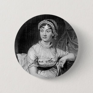 Jane Austen Button